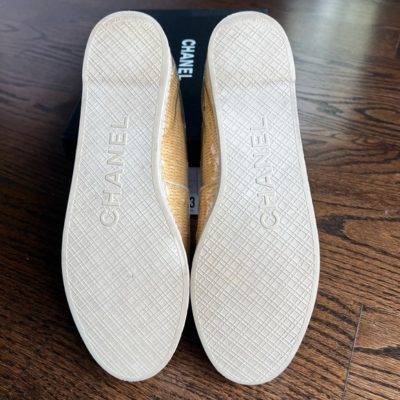 Worn twice Chanel leather and PVC espadrilles - Picture 7 of 7